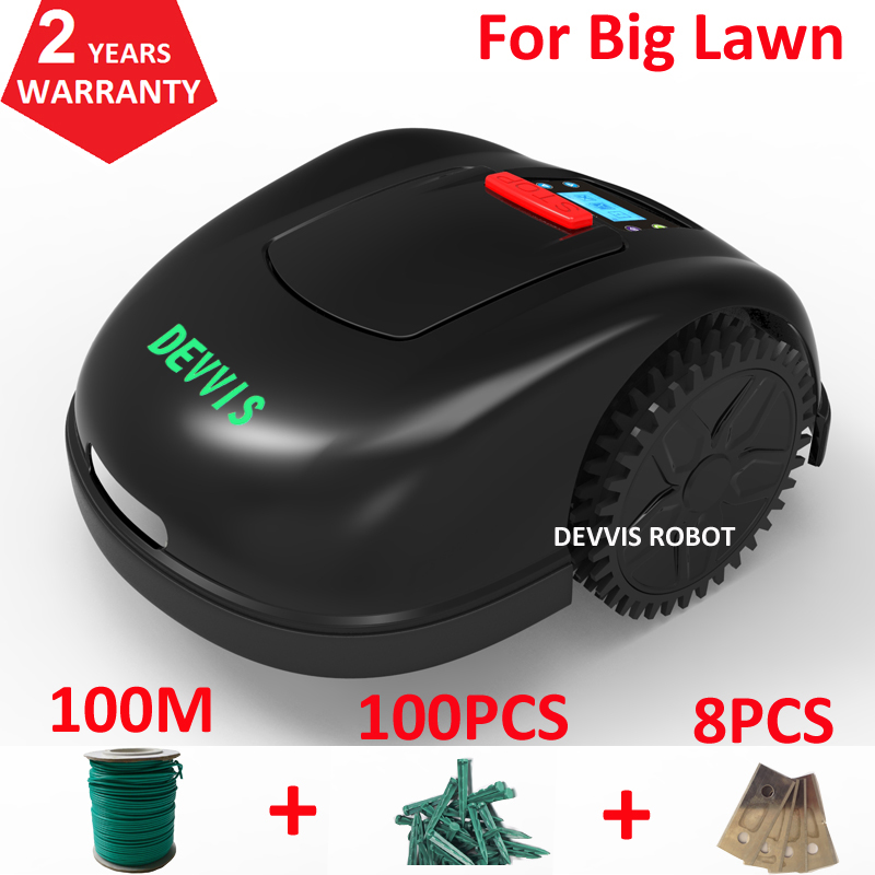 European Warehouse,TWO Year Warranty DEVVIS Automatic Robot Lawn Mower E1600T For Big Lawn