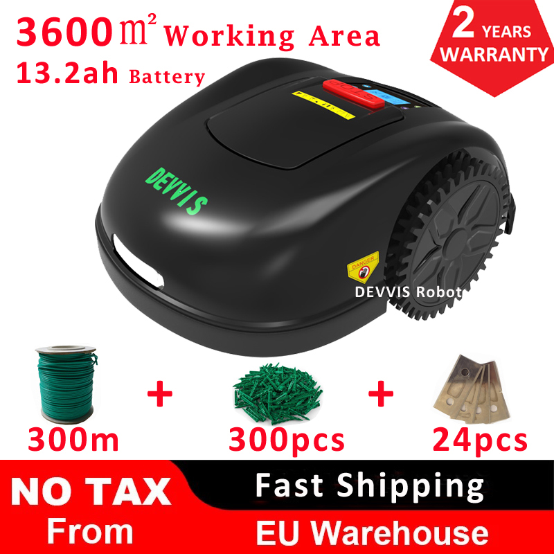1055 Euro DEVVIS Robot Lawn Mower E1600T For Big Lawn Areas up to 3600 Sqm